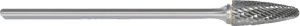 Flame Shape 6" OAL Extra Long Burrs - APT