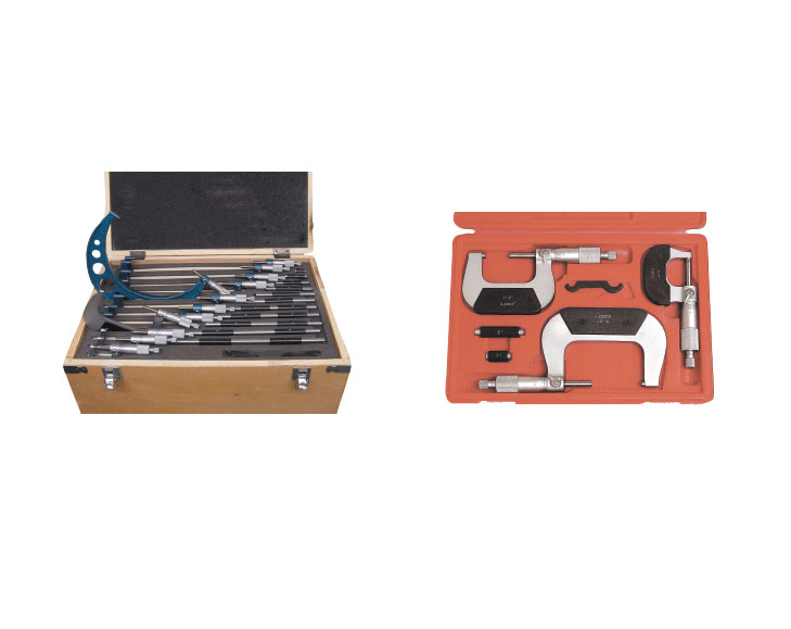 Micrometers in Fitted Cases Sets